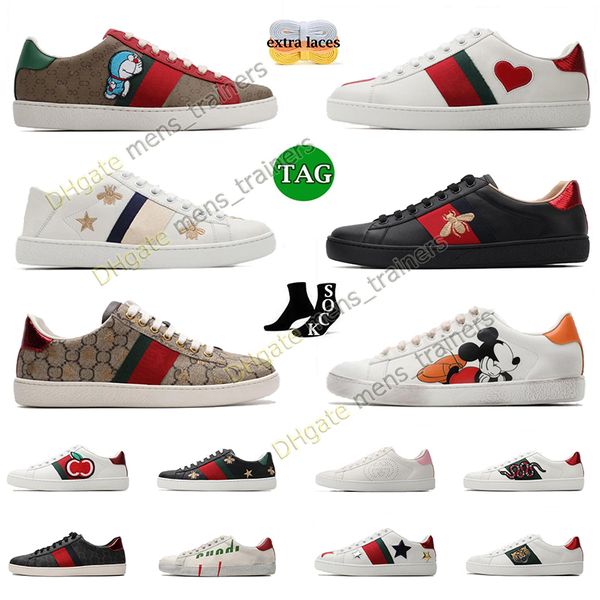 pairs flat designers shoes ace sneakers casual dress screener men women lace up classic white leather pattern bottom bee cat tiger print lov, Black
pairs flat designers shoes ace sneakers casual dress screener men women lace up classic white leather pattern bottom bee cat tiger print lov, Black