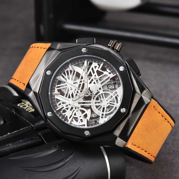 2023 luxury fashion men's skeleton watch 116527 skeleton dial quartz movement business fashion watches, Slivery;brown
2023 luxury fashion men's skeleton watch 116527 skeleton dial quartz movement business fashion watches, Slivery;brown