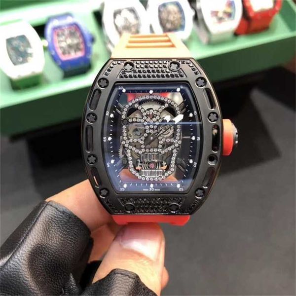 luxury men richads watch milles mechanical skull black diamond cut out man's fully automatic large dial wine bucket tide zj, Slivery;black
luxury men richads watch milles mechanical skull black diamond cut out man's fully automatic large dial wine bucket tide zj, Slivery;black