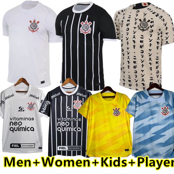 2023 2024 corinthian soccer jerseys yuri alberto paulinho 23 24 camisetas de footb gustavo special guedes club football shirt third japan 10, Black;yellow
2023 2024 corinthian soccer jerseys yuri alberto paulinho 23 24 camisetas de footb gustavo special guedes club football shirt third japan 10, Black;yellow
