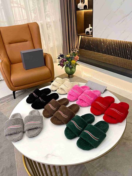 furry slide slippers sandals 2023 designer luxury women wool leather sandal political campaign embroidery slipper fashion q balencaigaity ba, Black
furry slide slippers sandals 2023 designer luxury women wool leather sandal political campaign embroidery slipper fashion q balencaigaity ba, Black