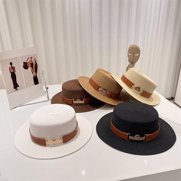 high-quality new british style flat straw hat fashion belt buckle decoration travel concave style everything sun visor female, Black;white
high-quality new british style flat straw hat fashion belt buckle decoration travel concave style everything sun visor female, Black;white