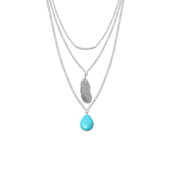 designer jewlery for women luxury designer feather lasso turquoise beads big leaves, multi-layer necklace for ladies new multi-layer fashion, Silver
designer jewlery for women luxury designer feather lasso turquoise beads big leaves, multi-layer necklace for ladies new multi-layer fashion, Silver
