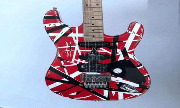electric guitar edward eddie van halen black white stripe red heavy relic maple neck floyd rose tremolo locking nut6947658
electric guitar edward eddie van halen black white stripe red heavy relic maple neck floyd rose tremolo locking nut6947658