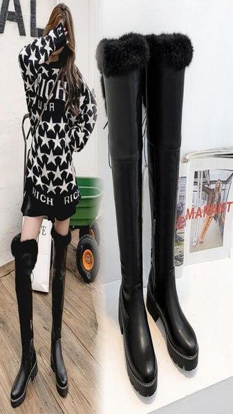boots winter boot women warm overtheknee round toe real hair ladies fashion thigh high snow waterproof botas15932386, Black
boots winter boot women warm overtheknee round toe real hair ladies fashion thigh high snow waterproof botas15932386, Black