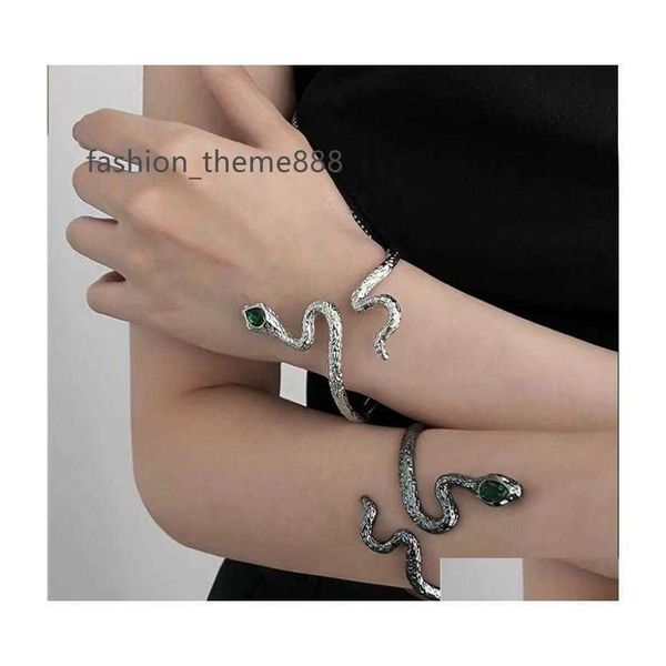 bangle fashion jewelry punk snake bracelet arm ring for women twist metal snakes bracelets drop delivery dhnkg, Black
bangle fashion jewelry punk snake bracelet arm ring for women twist metal snakes bracelets drop delivery dhnkg, Black