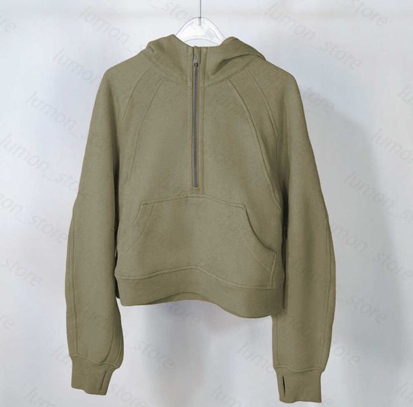 yoga hoodie womens scuba plus velvet thickening jackets hoodys sports half zipper terry designer sweater cing loose short clothes leisure202, Black
yoga hoodie womens scuba plus velvet thickening jackets hoodys sports half zipper terry designer sweater cing loose short clothes leisure202, Black