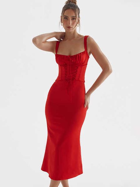 new 2023 red satin nightclub midi dress summer vacation rave outfits women clothing corset birthday party dresses, Black;gray
new 2023 red satin nightclub midi dress summer vacation rave outfits women clothing corset birthday party dresses, Black;gray