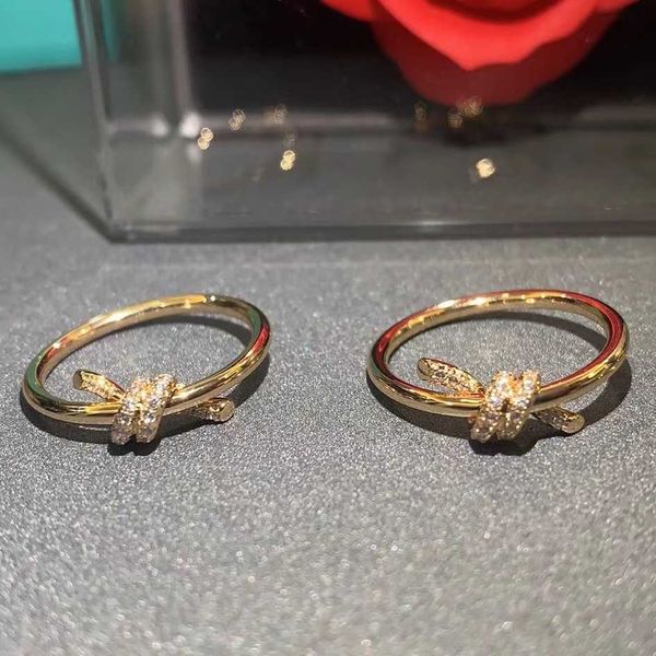 designer v gold tiffay knot ring women's valley ailing same style 18k rose diamond high tech craft version 9dyf, Silver
designer v gold tiffay knot ring women's valley ailing same style 18k rose diamond high tech craft version 9dyf, Silver
