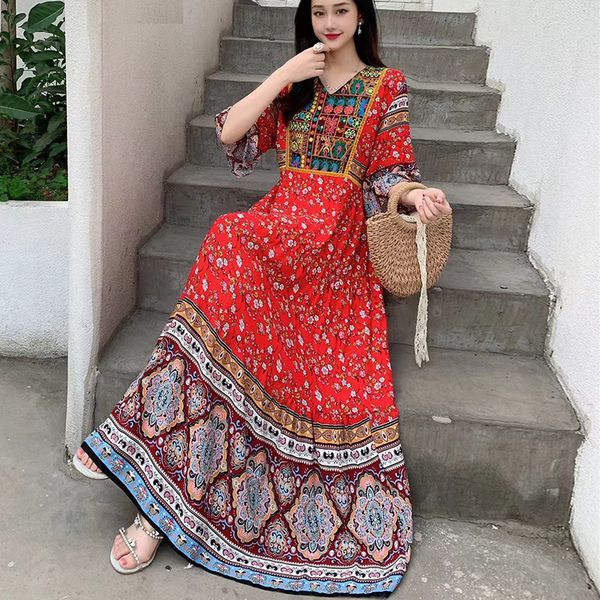 solid midi dress casual short sleeve cotton and linen harajuku oversized long dress women summer, Black;gray
solid midi dress casual short sleeve cotton and linen harajuku oversized long dress women summer, Black;gray