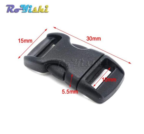 100pcslot 38quot10mmplastic buckle side release button snap button bracelets4545019, Black
100pcslot 38quot10mmplastic buckle side release button snap button bracelets4545019, Black