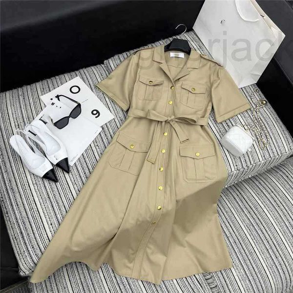 basic & casual dresses designer 2023 summer new arc de triomphe gold button workwear pocket lace up large skirt windbreaker short sleeve dre, Black;gray
basic & casual dresses designer 2023 summer new arc de triomphe gold button workwear pocket lace up large skirt windbreaker short sleeve dre, Black;gray