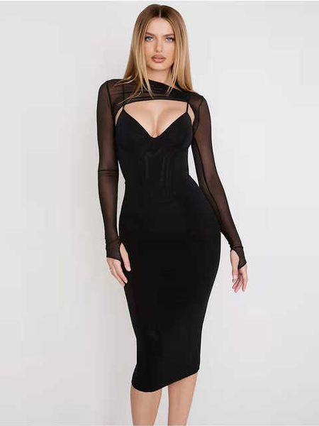 chic lady elegant asymmetry long sleeve mesh midi dresses night dates club party outwear slim corset black dress, Black;gray
chic lady elegant asymmetry long sleeve mesh midi dresses night dates club party outwear slim corset black dress, Black;gray