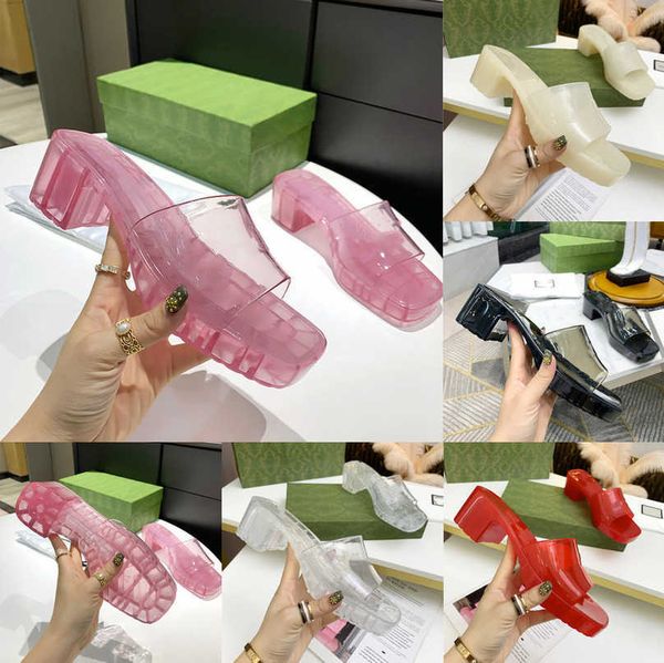 women designer transparent clear jelly high heel sandals fashion summer slides slippers shoes crystal princess sandal casual beach house pla, Black
women designer transparent clear jelly high heel sandals fashion summer slides slippers shoes crystal princess sandal casual beach house pla, Black