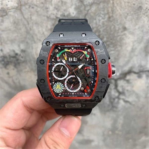 luxury men richads watch milles mechanical mclaren fashion personality large dial calendar carbon fiber glow hollow out fully automatic squa, Slivery;black
luxury men richads watch milles mechanical mclaren fashion personality large dial calendar carbon fiber glow hollow out fully automatic squa, Slivery;black