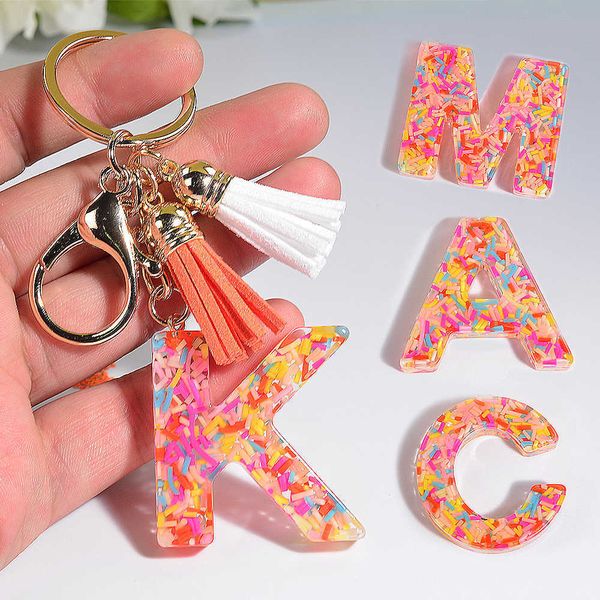 key rings fashion soft clay ffed resin letter keychain women bag charms a-z initial bet pendant with key rings tassel party gifts aa230525, Slivery;golden
key rings fashion soft clay ffed resin letter keychain women bag charms a-z initial bet pendant with key rings tassel party gifts aa230525, Slivery;golden