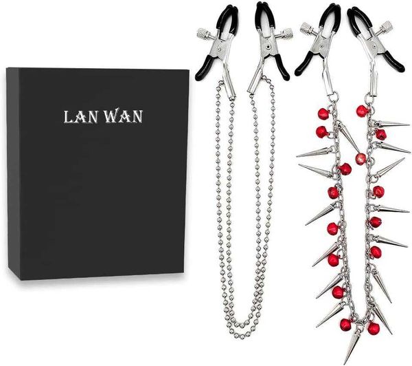 factory outlet lanwan kits clamps with chain nipple clips bondage accessories body breasts clip toys for women
factory outlet lanwan kits clamps with chain nipple clips bondage accessories body breasts clip toys for women