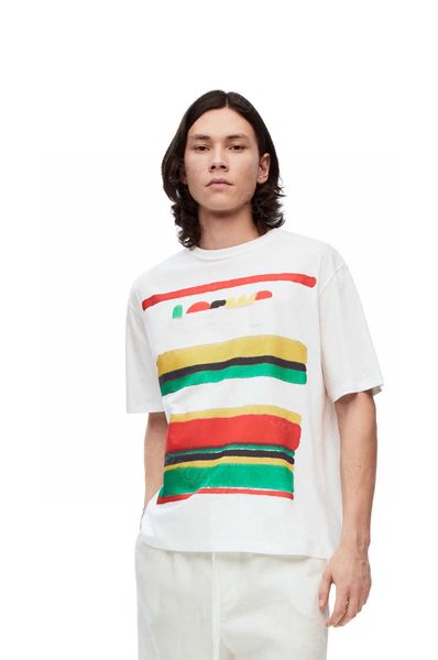 23ss womens t-shirt womens designer clothing tee round neck pure cotton white ink craft color striped monogram t-shirt womens clothes
23ss womens t-shirt womens designer clothing tee round neck pure cotton white ink craft color striped monogram t-shirt womens clothes