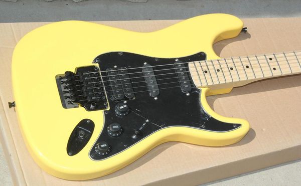factory custom yellow electric guitar with floyd rose bridgemaple fretboardblack pickguardcan be customized5265269
factory custom yellow electric guitar with floyd rose bridgemaple fretboardblack pickguardcan be customized5265269