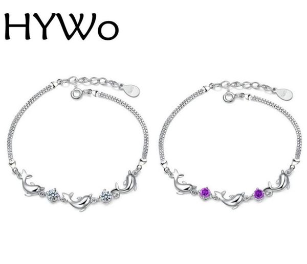 hywo shop unique diy 925 silver zircon crystal dolphin bracelet for fashion women gift pulseras factory direct special whole2556030, Black
hywo shop unique diy 925 silver zircon crystal dolphin bracelet for fashion women gift pulseras factory direct special whole2556030, Black