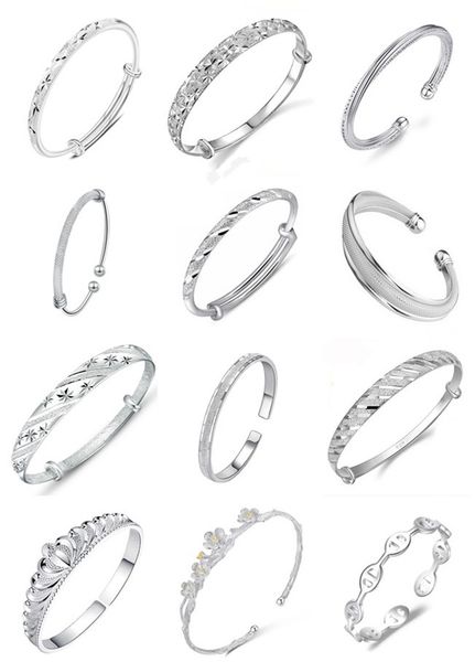 infinity bracelets 925 sterling silver fashion charms bangle bracelet retro vintage mixed styles jewelry for women christmas gift wholesale, Black
infinity bracelets 925 sterling silver fashion charms bangle bracelet retro vintage mixed styles jewelry for women christmas gift wholesale, Black