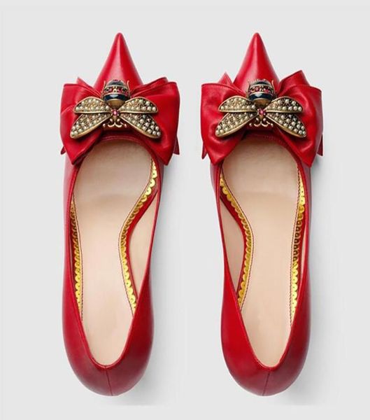 new high heels shoes women pumps stiletto thin heel pointed toe bowtie bee matal decoration zapatos shallow dress3545933, Black
new high heels shoes women pumps stiletto thin heel pointed toe bowtie bee matal decoration zapatos shallow dress3545933, Black