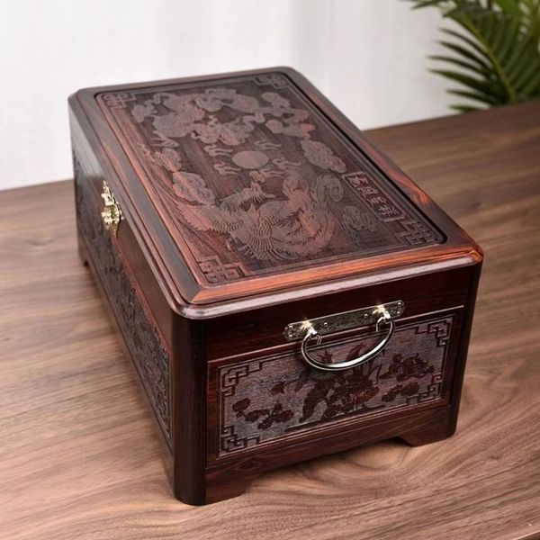 red sandalwood jewelry box, antique chinese style, large capacity solid wood jewelry, wedding gift storage box, dressing box, Black;white
red sandalwood jewelry box, antique chinese style, large capacity solid wood jewelry, wedding gift storage box, dressing box, Black;white