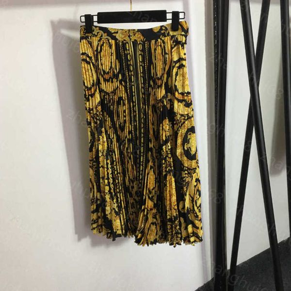 23ss womens designer clothing designer skirts vintage print high-waisted pleated half skirt women clothes a1, Black
23ss womens designer clothing designer skirts vintage print high-waisted pleated half skirt women clothes a1, Black