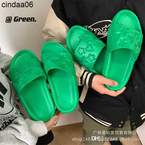 designer slippers anti slip new women's pvc slides summer outwear sandals colorful shoes, Black
designer slippers anti slip new women's pvc slides summer outwear sandals colorful shoes, Black