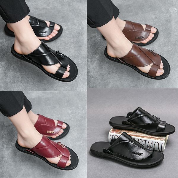luxury brand designer slipper for mens slides flip-flops sandals shoes pantoufle slippers summer genuine leather l comfortable leisure beach, Black
luxury brand designer slipper for mens slides flip-flops sandals shoes pantoufle slippers summer genuine leather l comfortable leisure beach, Black