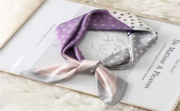 2020 new dot scarf women silk square hair band lady foulard hand headkerchief scarves fashion office neck scarfs bandana5305109, Blue;gray
2020 new dot scarf women silk square hair band lady foulard hand headkerchief scarves fashion office neck scarfs bandana5305109, Blue;gray