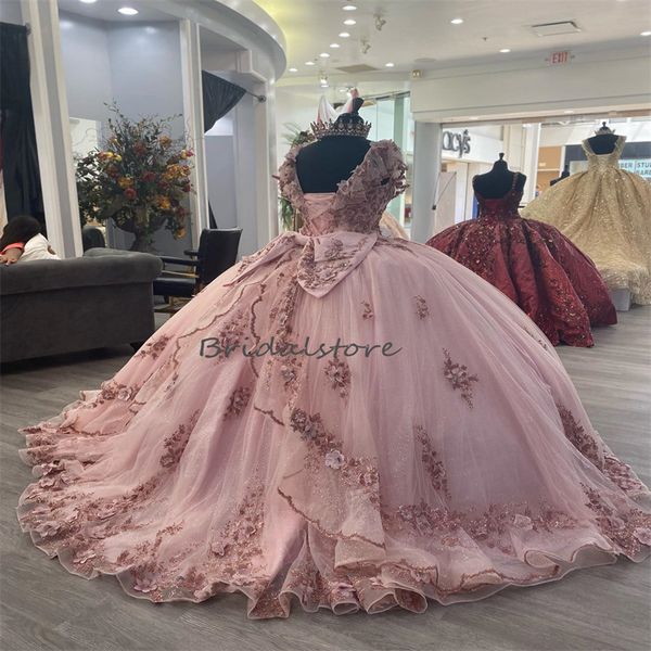 glitter rose pink quinceanera dress 2023 mexican lace florals sweet 15 dress with big bow sequin prom vestidos de para xv birthday party deb, Blue;red
glitter rose pink quinceanera dress 2023 mexican lace florals sweet 15 dress with big bow sequin prom vestidos de para xv birthday party deb, Blue;red