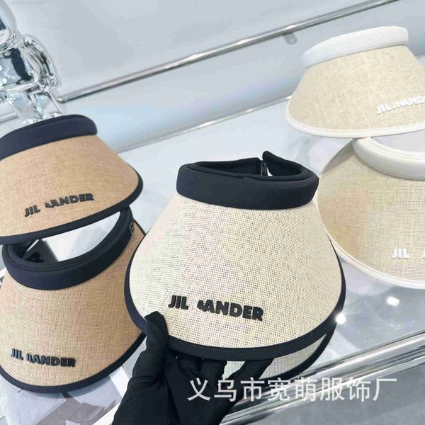 designer luxury brand jils ander version of uv sunshade sun protection and empty hat for outings with large brims straw hairband and no sun, Blue;gray
designer luxury brand jils ander version of uv sunshade sun protection and empty hat for outings with large brims straw hairband and no sun, Blue;gray