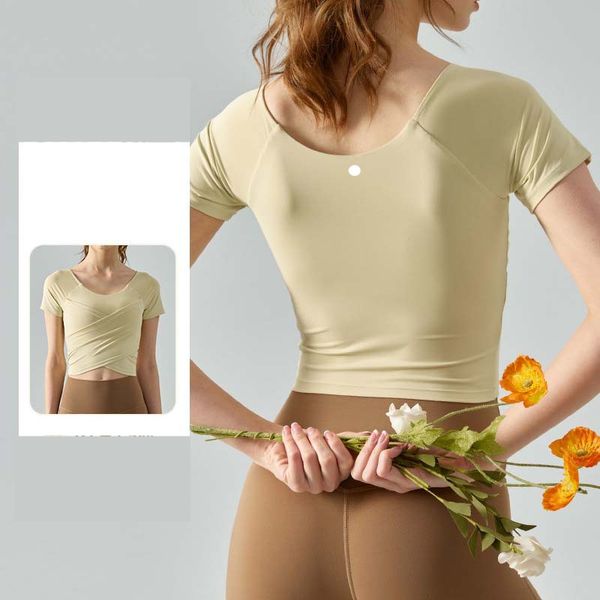 lu women yoga outfit short sleeve crew neck breathable seamless quick dry fintness gym short crop summer t shirt adst543
lu women yoga outfit short sleeve crew neck breathable seamless quick dry fintness gym short crop summer t shirt adst543