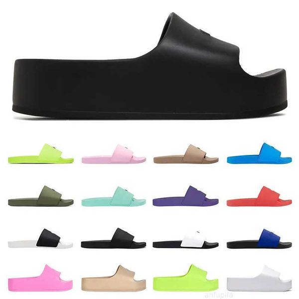 wmns rubber pool slides writing designer women chunky slippers summer men slide beige white black fluo green pink stripe piscine o balencaig
wmns rubber pool slides writing designer women chunky slippers summer men slide beige white black fluo green pink stripe piscine o balencaig