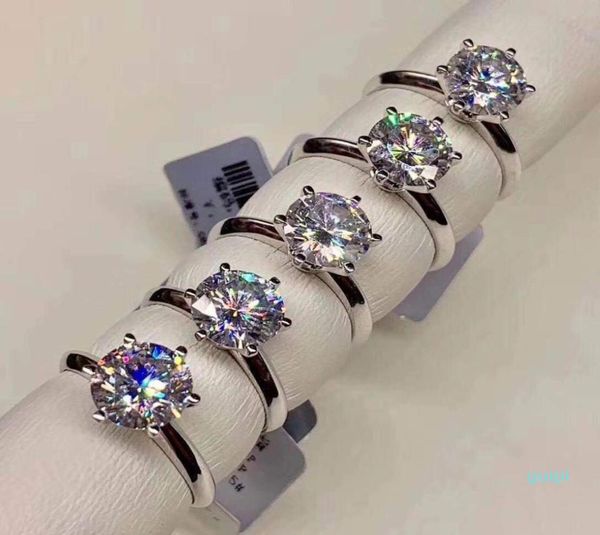 925 silver moissanite certified diamond ring test canon classic 6 claw crown design clarity 3ex eternal cut shine6191991, Slivery;golden
925 silver moissanite certified diamond ring test canon classic 6 claw crown design clarity 3ex eternal cut shine6191991, Slivery;golden