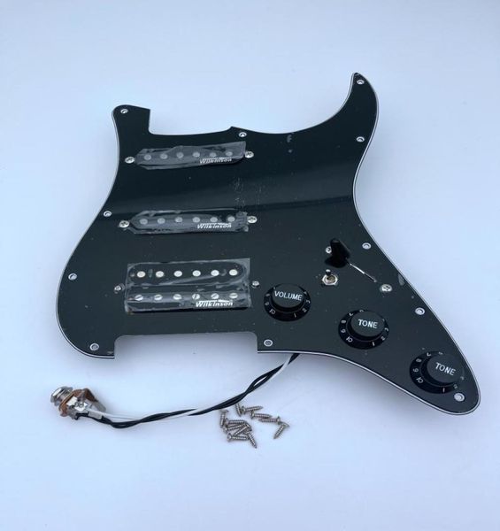 upgrade prewired st guitar pickguard wk ssh alnico pickups 7 way toggle multifunction wiring harness9404948
upgrade prewired st guitar pickguard wk ssh alnico pickups 7 way toggle multifunction wiring harness9404948