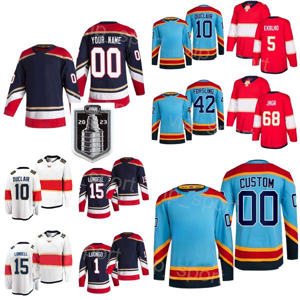hockey 2023 stanley cup finals 21 nick cousins jerseys 27 eetu luostarinen 10 anthony duclair 5 aaron ekblad 42 gustav forsling anton lundel, Black;red
hockey 2023 stanley cup finals 21 nick cousins jerseys 27 eetu luostarinen 10 anthony duclair 5 aaron ekblad 42 gustav forsling anton lundel, Black;red