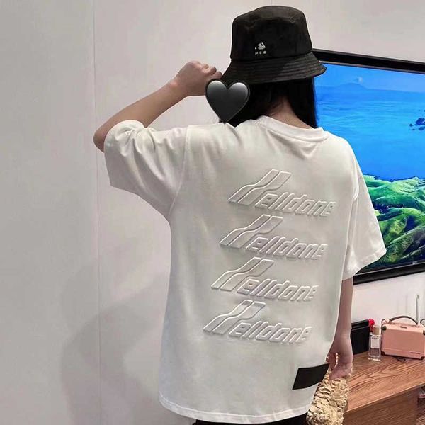 welldone embossed three-dimensional letters we11 short sleeved summer t-shirt, Black;white
welldone embossed three-dimensional letters we11 short sleeved summer t-shirt, Black;white