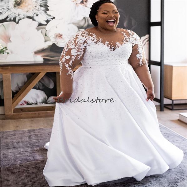 large size white african wedding dress 2023 beaded lace long sleeve garden bridal gowns a line tulle rustic country bride plus vestidos de n
large size white african wedding dress 2023 beaded lace long sleeve garden bridal gowns a line tulle rustic country bride plus vestidos de n