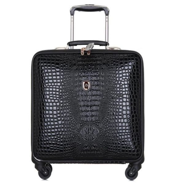 retro luggage 16 inch men commercial pu crocodile pattern 4 wheels trolley travel suitcase bag woman computer bags av7024054
retro luggage 16 inch men commercial pu crocodile pattern 4 wheels trolley travel suitcase bag woman computer bags av7024054