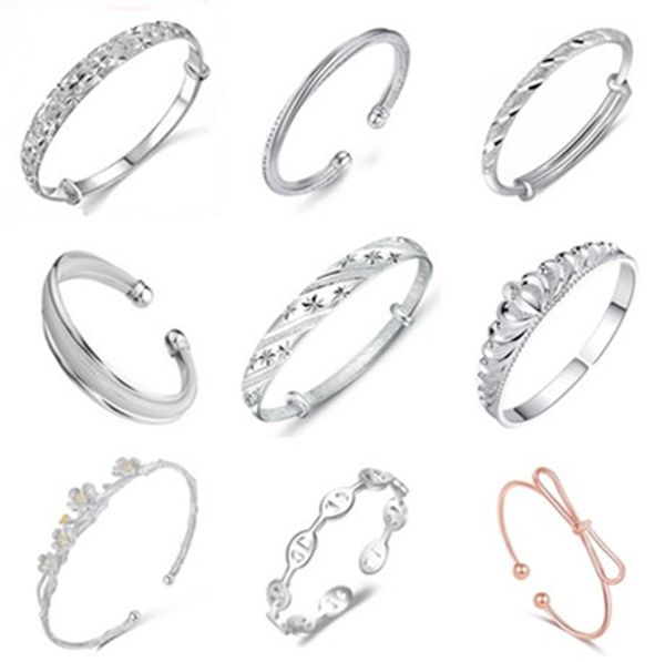 s925 sterling silver fashion charm bangle bracelet retro vintage infinity elegant ol snowflake bracelet jewelry for women christmas gift who, Black
s925 sterling silver fashion charm bangle bracelet retro vintage infinity elegant ol snowflake bracelet jewelry for women christmas gift who, Black
