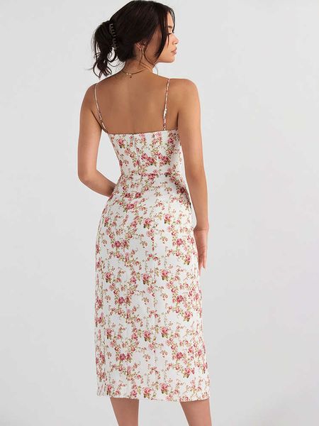 elegant summer print sleevless long party dress vintage holidays clothes sundress boho high split slip midi dress, Black;gray
elegant summer print sleevless long party dress vintage holidays clothes sundress boho high split slip midi dress, Black;gray