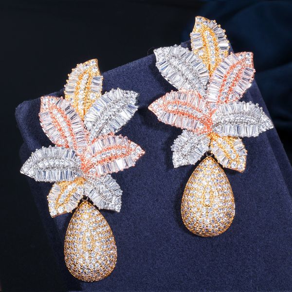 luxurious rose gold pineapple earring designer for woman party cubic zirconia diamond 925 sterling silver post bridal wedding earrings jewel, Golden
luxurious rose gold pineapple earring designer for woman party cubic zirconia diamond 925 sterling silver post bridal wedding earrings jewel, Golden