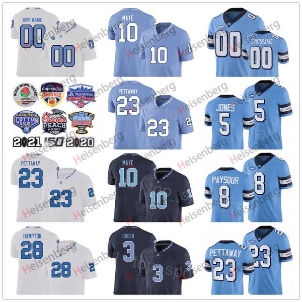 american college football wear ncaa college north carolina tar heels 10 drake maye jersey football university 28 omarion hampton 23 george p, Black
american college football wear ncaa college north carolina tar heels 10 drake maye jersey football university 28 omarion hampton 23 george p, Black