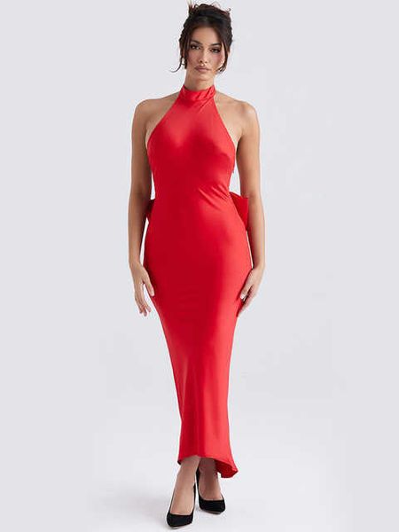women 2022 red maxi dress fashion backless bow satin christmas long clothes vintage chic elegant evening party dresses, Black;gray
women 2022 red maxi dress fashion backless bow satin christmas long clothes vintage chic elegant evening party dresses, Black;gray
