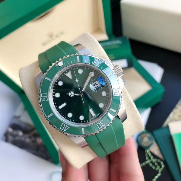 luxury designer men's watch automatic mechanical ceramic 40mm dial green rubber strap fashion classic style luminous sapphire watch gho, Slivery;brown
luxury designer men's watch automatic mechanical ceramic 40mm dial green rubber strap fashion classic style luminous sapphire watch gho, Slivery;brown