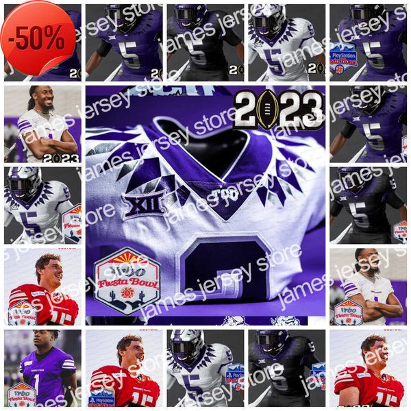 football jerseys max duggan tcu horned frogs football championship jersey quentin johnston jordon hudson garrett hayes shadrach banks wes ha, Black;red
football jerseys max duggan tcu horned frogs football championship jersey quentin johnston jordon hudson garrett hayes shadrach banks wes ha, Black;red