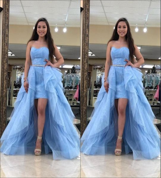 light sky blue lace prom dresses ball gown detachable train ruffles beaded sashes strapless sweet 16 dress evening gowns party for1531555, Black
light sky blue lace prom dresses ball gown detachable train ruffles beaded sashes strapless sweet 16 dress evening gowns party for1531555, Black