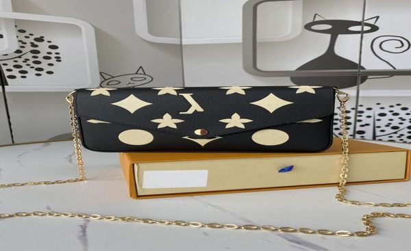 shoulder bag felicie pochette dove black empreinte leather with bold cream flower print envelope detachable gold chain 3 multi clu8153693
shoulder bag felicie pochette dove black empreinte leather with bold cream flower print envelope detachable gold chain 3 multi clu8153693